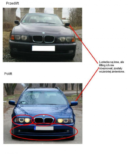 BMW Sport Zobacz temat BMW E39 lifting, różnice