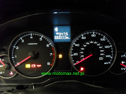 Zmiana wskazań z Mil na Km Subaru USA