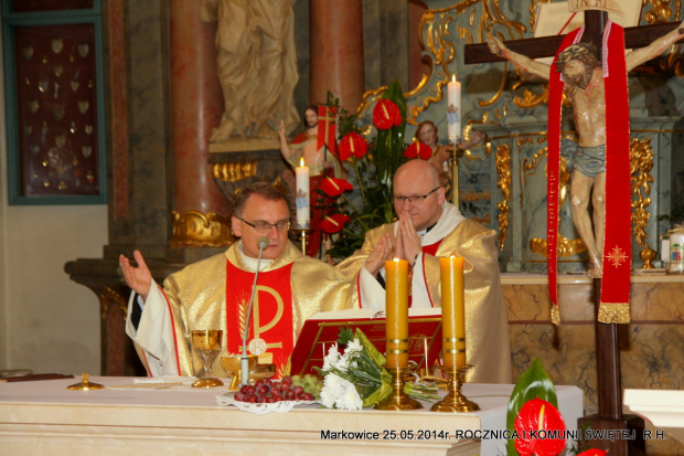 I Rocznica Komunii Świętej w Markowicach