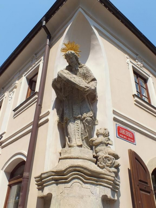 Jedna z ośmiu figur św.Jana Nepomucena znalezionych w Kutnej Horze w Czechach :)