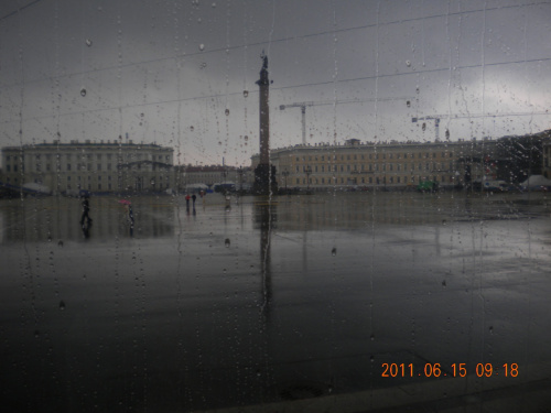 Petersburg w deszczu