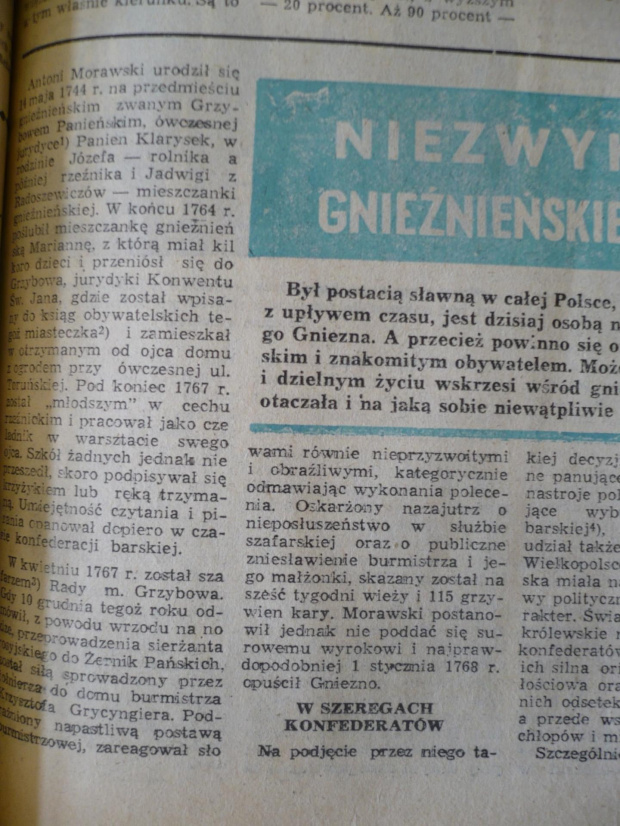 Niezwykłe życie Gnieźnieńskiego partyzanta
Przemiany 1978/79 Autor
Zbigniew Franciszek Chodyła #Gniezno