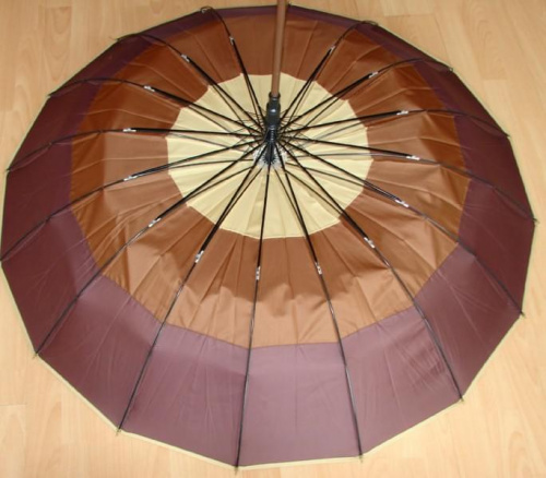 PARASOL 16 KLINÓW TRÓJKOLOROWY