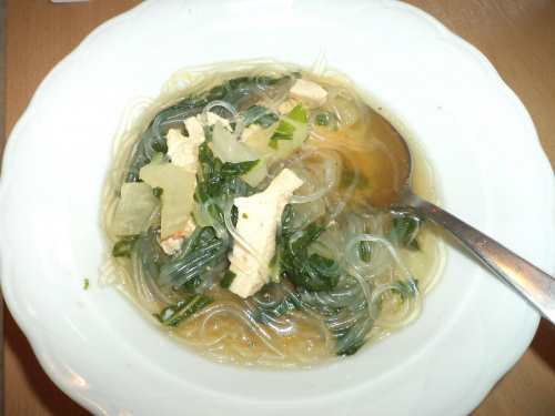 zupa z chińskiej kapusty #blender #parownik