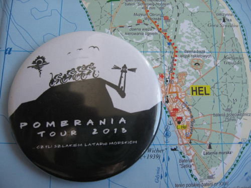 Przypinka z wyprawy rowerowej Pomerania 2013 #button #pomerania #wyprawa