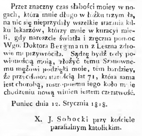Jan Sobocki ur.1747 -1825 Poniec