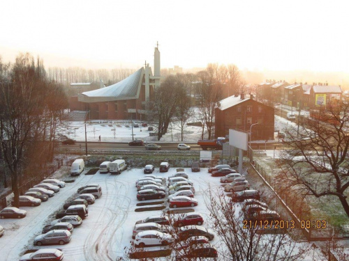Początek zimy 2013/2014 na Górnym Śląsku #GórnyŚląsk #śnieg #zima