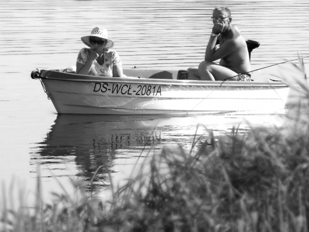 #jezioro #ludzie #łódka #woda