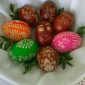 #pisanki #Wielkanoc #drapanki #koszyczek #dekoracja